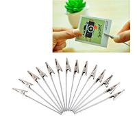 Mémo et Porte-clips, Support Photo DIY avec Pinces en Métal pour Notes et Décoration d'Intérieur