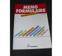 Mémo Formulaire - Fabrications Mécaniques