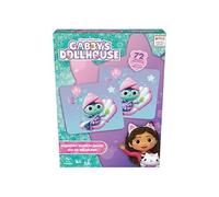 Spin Master – Jeu de mémoire Gabby et la Maison Magique Mémo 72 cartes 36 paires 4 ans+