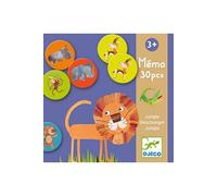 DJECO DJ08159 Jeu d'action et de réflexes DJECOEducatifs Mémo Jungle Multicolore
