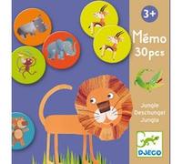 Mémo jungle Djeco Bleu G
