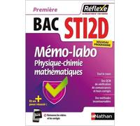 Collectif Jean‑Luc Azan - Mémo‑Labo Physique‑Chimie & Mathématiques 1re STI2D (Réflexe N°35 2026)