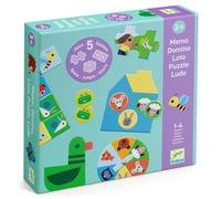 MEMO, Loto, Domino - A la Ferme - 5 Jeux