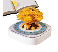 Memo Pad Calendrier - Conception d'arbre 3D 2026, système d'artisanat des arts déchirants, affichage interactif | Organisation fonctionnelle pour le bureau à domicile, le dortoir scolaire