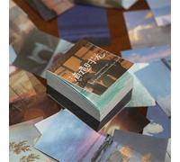 Memo Pad Craft Paper Retro Decoration Papier Petit Notes Notes De Carnet Pour Les Concepteurs Et Les Étudiants