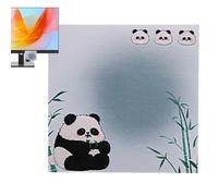 Memo Pad Panda - Brochures adhésives sur le thème de l'ours pour l'école et le bureau, bonnes étiquettes pour notes | Matériel pédagogique pour prendre des notes, notes de panda 8 x 8 cm, fournitures
