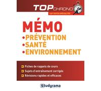 Mémo prévention santé environnement (PSE) CAP toutes spécialités - Élise Delemasure - Studyrama Eds - broché - Scolaire / Universitaire