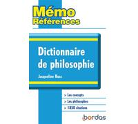 Mémo Références - Dictionnaire de Philosophie - France Farago - Bordas - broché - Dictionnaire et encyclopédie