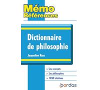 Mémo Références - Jacqueline Russ - Dictionnaire de Philosophie