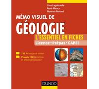 Memo visuel de géologie: L'essentiel en fiches