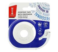 memobe Amex Ruban adhésif transparent multi-usages pour l'école, le bureau, le travail, résistant et durable avec colle acrylique multi-usages 18 mm x 20 m avec coque blister