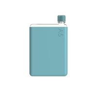 memobottle A5 (Brume de mer) - 25 oz (750 ml) - Bouteille, étui en silicone et couvercle | Bouteille d'eau fine pour sacs, à côté des livres et des ordinateurs portables | Tritan sans BPA