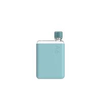 memobottle A6 (Brume de mer) - 12 oz (375 ml) - Bouteille, étui en silicone et couvercle | Bouteille d'eau compacte pour sacs et petites poches | Tritan sans BPA | Moderne