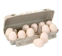 Vilac - Jouet en bois Mem'Oeufs Sonore - Coffret 9 cubes - Beige