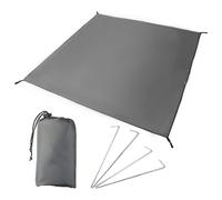 MEMOFYND 1 bâche de tente de camping avec 1 sac de rangement et 4 pics de tente, bâche de tente polyvalente pour l'extérieur, tapis d'auvent, tente de sol pour camping, randonnée, pique-nique