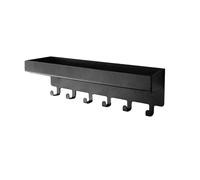 MEMOFYND 1 porte-clés noir, porte-clé pour clavier, porte-clés, porte-clé mural, porte-clé mural autocollant, boîte de rangement pratique pour les clés