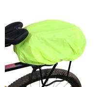 MEMOFYND 1 sacoche de vélo - Housse de pluie - Réfléchissante - Sacoche de selle de vélo imperméable - Vert fluo
