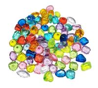 MEMOFYND 145 diamants acryliques, 8 styles, diamants acryliques colorés, pierres précieuses cristallines, convient pour la chasse au trésor des enfants, les fêtes, la décoration de vase