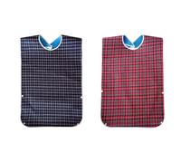 MEMOFYND 2pcs bavoir imperméable à l'eau pour adultes, housse de protection anti - saleté pour vêtements de personnes âgées d'âge moyen