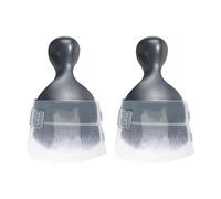 MEMOFYND Lot de 2 brosses de nettoyage de voiture avec 2 housses de protection - Brosse à poussière avec poils doux - Brosse de détail de voiture - Brosse intérieure de voiture pour sièges et tableau