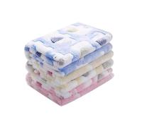 MEMOFYND Lot de 3 couvertures pour animaux de compagnie - Lavables - De taille moyenne - Pour chien et chat - Protection de canapé - Parure de lit pour animaux de compagnie - En peluche douce (rose,