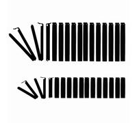 MEMOFYND Lot de 30 clips de fermeture noirs pour sacs à goûter, clips de rangement pour sacs de courses, convient pour la conservation des aliments