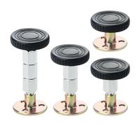 MEMOFYND Lot de 4 butoirs de tête de lit réglables, remplissage d'espace de lit, outil anti-tremblement pour cadre de lit, outil anti-tremblement réglable avec filetage, bouchons de tête de lit,