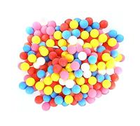 MEMOFYND Lot de 40 balles de tennis de table colorées en plastique pour chats et chiens, fêtes d'art et de bricolage, jeux d'école à la maison, débutants et adultes