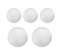 MEMOFYND Lot de 5 Couvercles Transparents de Protection pour Aliments pour Animaux - Universels pour la Sécurité Alimentaire