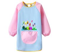 MEMOFYND Tablier de peinture 1 pièce, tablier de peinture, chemisier imperméable, chemisier de peinture à manches longues, chemisier de peinture, tablier de peinture pour enfants