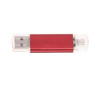 Memoire 32GB de cle USB OTG + mini USB Flash Drive pour PC portable Rouge FSA0C3