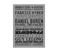Mémoire à l'œuvre - Entretiens - Gilles Coudert - Apres - broché - Entretien