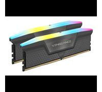 Mémoire RAM - CORSAIR - VENGEANCE RGB - 16GB (2x8GB) - DDR5 6000 - CL36-44-44-96 - Gris