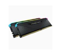 Corsair Vengeance RGB RS 16 Go (2 x 8 Go), mémoire de bureau DDR4 3200 MHz C16 (éclairage RVB dynamique, temps de réponse serrés, compatible avec les séries Intel et AMD 300/400/500), noir