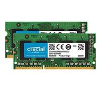 Mémoire Crucial 16GB Kit (8GBx2) DDR3 1333 MT-s (PC3-10600)SODIMM 204-Pin pour Mac