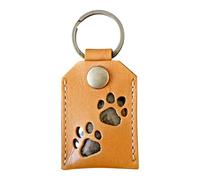 Mémoire d'animaux de compagnie | Association des clés de cheveux de 2,76 pouces | Cuir artificiel Commémore Pendant Robuste Robuste Pratique pour faire la navette des propriétaires de animaux