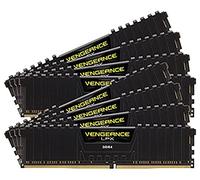 Corsair Vengeance LPX Series Low Profile 256 Go (8 x 32 Go) DDR4 3200 MHz CL16 - Kit Quad Channel 8 barrettes de RAM DDR4 PC4-25600