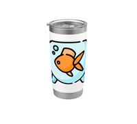 Mémoire de poisson rouge - Souvenir à court terme - Oubliez Gobelet isotherme en acier inoxydable double paroi
