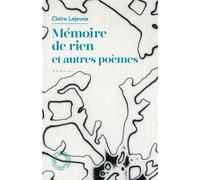 Mémoire de rien et autres poèmes - Claire Lejeune - Espace Nord - Poche - Poésie
