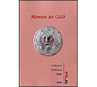 Memoire des clo Tome 66 - Collectif - Inalco Presses - broché - Revue