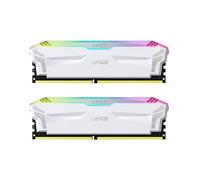 Mémoire PC DDR4 RGB - LEXAR ARES - 16 Go (2 x 8 Go) DIMM DDR4 - 3866 Mhz - CL18 - Blanc