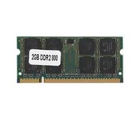Mémoire pour Ordinateur Portable DDR2 2 Go 800 MHz, RAM PC2-6400 pour Ordinateurs Portables et, Module SODIMM DDR2 à 200 Broches avec Conception à Faible consommation de