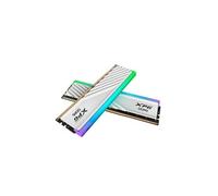 Memoire RAM ADATA 16 Go (2x8 Go) DDR5 6000 MHz CL36 UDIMM RGB Blanc