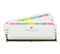 Mémoire RAM Dominator Platinum RGB CMT32GX4M2D3600C18W 32Go (2x16Go) DDR4 3600MHz CL18 Blanc