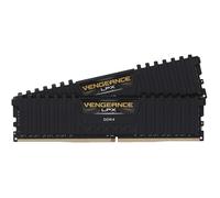Kit Barrettes mémoire 16Go (2x8Go) DIMM DDR4 Corsair Vengeance LPX 3200Mhz (Noir) optimisé Ryzen