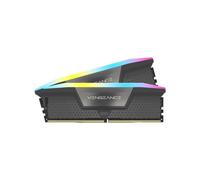 Mémoire RAM Corsair Vengeance RGB CMH32GX5M2B6000Z38 32Go DDR5 6000 MT/s 2x16Go DIMM Gris
