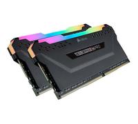 Mémoire RAM - CORSAIR - Vengeance RGB Pro DDR4 - 32GB 2x16GB DIMM - 3200 MHz - 1.35V - Noir (CMW32GX4M2E3200C)