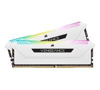 Mémoire RAM - CORSAIR - Vengeance RGB Pro SL DDR4 - 32GB 2x16GB DIMM - 3600 MHz - 1.35V - Blanc (CMH32GX4M2D3600C)