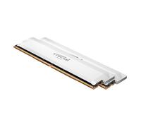 Crucial Pro - Overclocking Edition - DDR5 - kit - 32 Go: 2 x 16 Go - DIMM 288 broches - 6400 MHz / PC5-51200 - CL38 - 1.35 V - mémoire sans tampon - non ECC - blanc