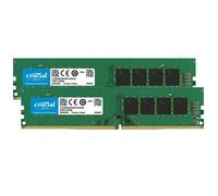 Crucial - DDR4 - kit - 32 Go: 2 x 16 Go - DIMM 288 broches - 3200 MHz / PC4-25600 - mémoire sans tampon